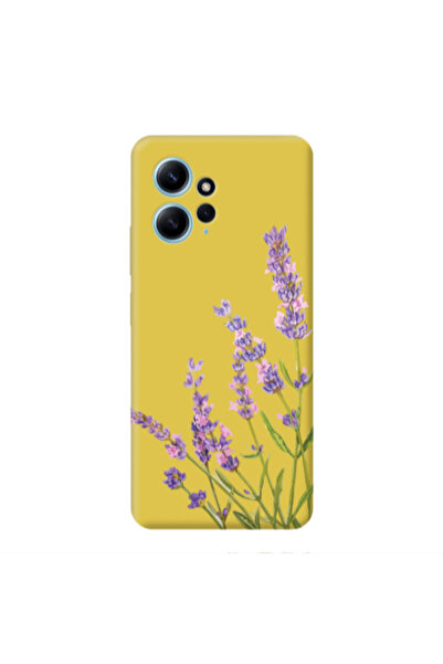 Other Xiaomi Redmi Note 12 4G Flowers 8 Yellow Colored Silicone TPU Θήκη
