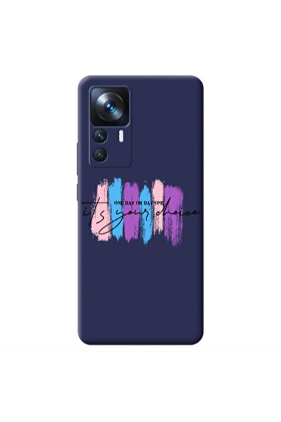Other Xiaomi Mi 12T One Day Or Day One Dark blue Colored Silicone TPU Θήκη