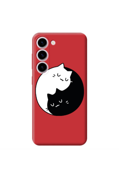 Other Samsung S23 Plus Bundle of love Red Colored Silicone TPU Θήκη