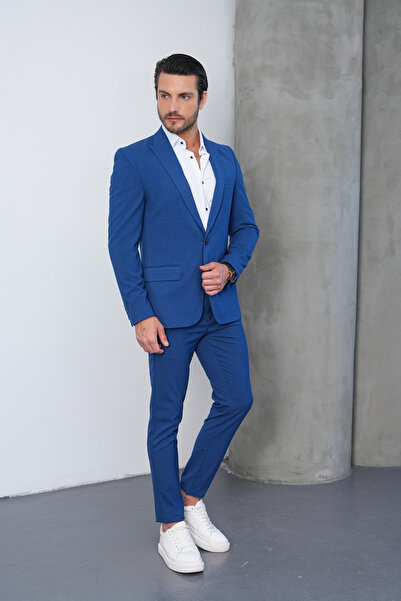 GustmanModa İNDİGO SLIM FIT CEKET