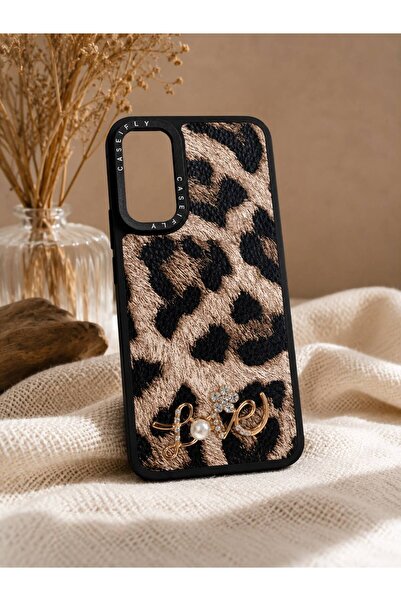 Anadolu Aksesuar Xiaomi Redmi Note 12S Uyumlu Yüksek Kalite Klasik Leopar Kılıf