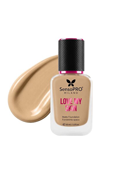 SensoPRO Milano Fond de ten Love My Skin, cu vitamina E, SensoPRO Milano, S04...