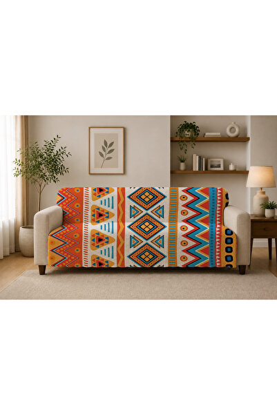 Şen Dekorasyon Rug Pattern Sofa Cover