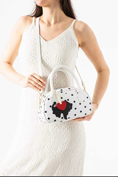 ÖZÜM ÇANTA Women's Cat Charm Gift Shoulder Crossbody Bag