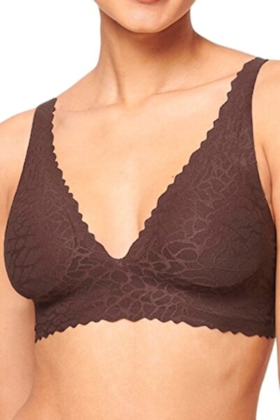SLOGGI Σουτιέν, Τοπ Zero Feel Lace 2.0, καφέ, XS