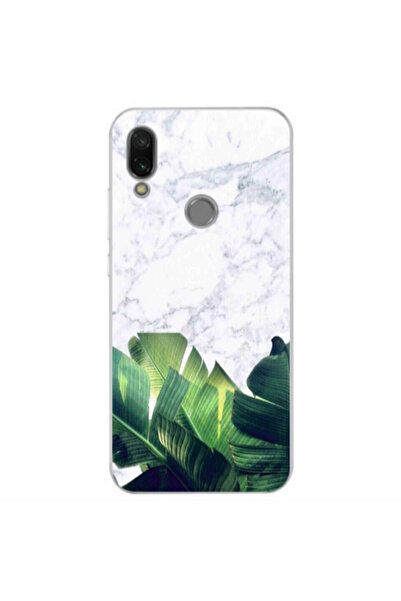 Other Xiaomi Redmi Note 7 Marble Laves Transparent Silicone TPU Θήκη
