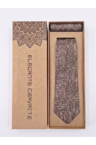 Elegante Cravatte Men's Jacquard Woven Tie Set - 7cm Model, Pocket Handkerchi...