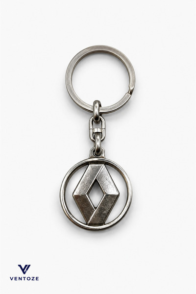 Ventoze Metal Keychain Silver Color Gift