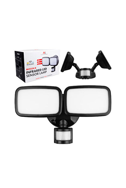 Maclean Energy Επιτοίχιο Φωτιστικό Εξωτερικού Χώρου LED IP65 20W με Λευκό Φως...