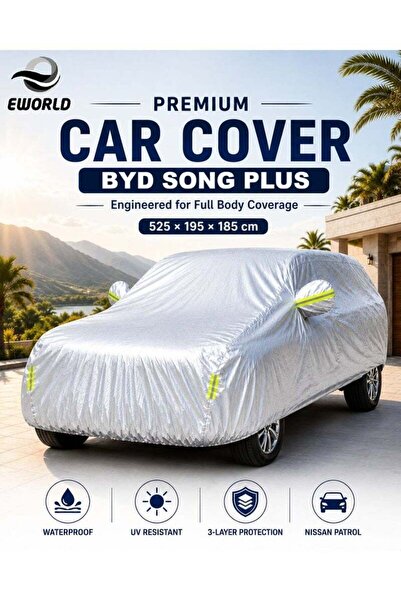 zeetwo غطاء سيارة كامل مقاوم للماء والأشعة فوق البنفسجية لسيارة BYD Song Plus...