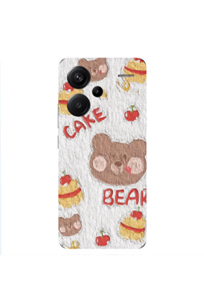 Other Xiaomi Redmi Note 13 Pro+ 5G Cake Bear Transparent Silicone TPU Θήκη