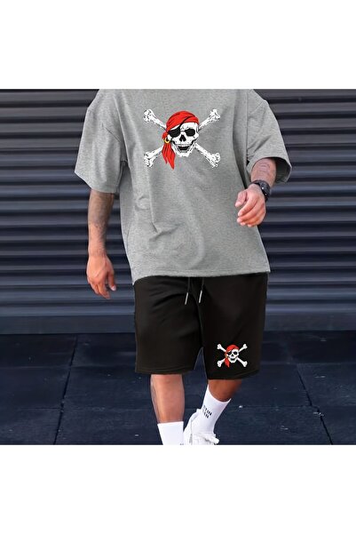 ship master Summer Collection New Arrival T-Shirt & Shorts Set Printed Patter...