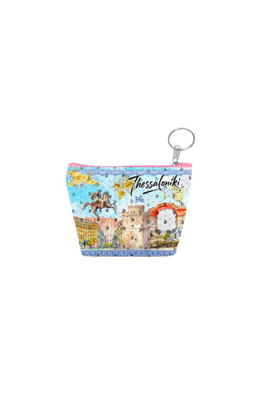 Tradesor Πορτοφόλι Souvenir μπρελόκ mini - Σετ 10pcs - PVC - Thessaloniki - 1...