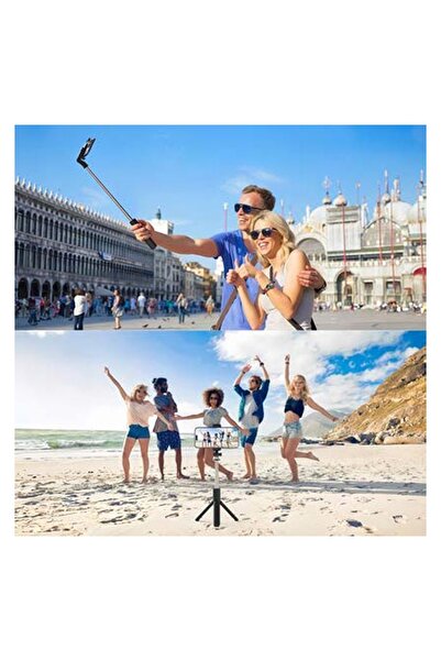 OEM Selfie Stick cu Bluetooth 185-690mm, pentru telefon, poze si video