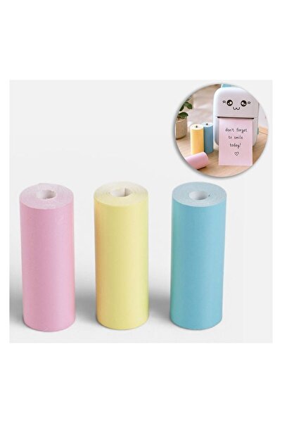 OEM Rezerve Hartie Rola Colorata pentru Imprimanta Mini 4mx5.5cm - 3buc, pent...