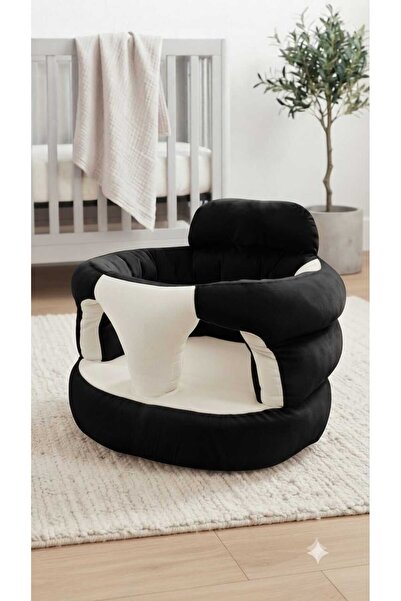 Greenko Soft Velvet Fabric Baby Sitting Chair Stylish Design Baby Chair for L...