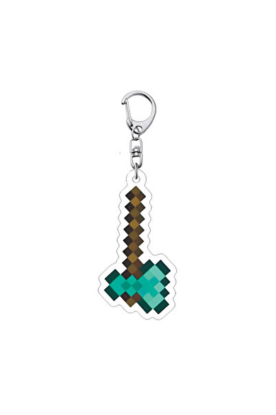 choice2 Bandai 06 Cartoon Pixel World Buddy Keychain, Survival Totem & Golden...