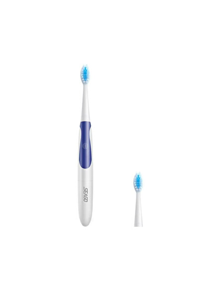 Choice1 dark blue Seago Toothbrush Electric with 2 Pieces Brush Heads Waterpr...