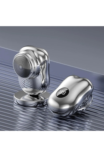 choice2 Silver Portable Travel Shaver USB Charging LED Power Display Mini Wat...