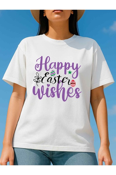 23 nisan 1 Pack Women's White Oversized T-Shirt - Soft Loose Fit Short Sleeve...