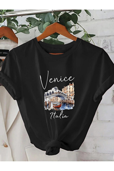 23 nisan 2026 New Model, Venice Scenery Pattern, Beautiful, Elegant, Fashiona...