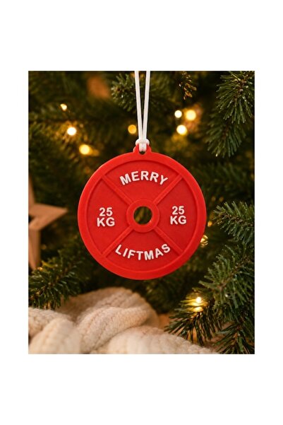 OEM Στολίδι Χριστουγεννιάτικου Δέντρου  "Merry Liftmas ", Πλάκα βάρους για Γυ...