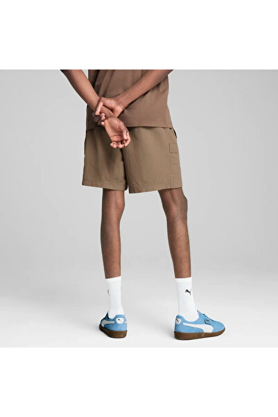 Puma WARDROBE ESS Cargo Shorts Kahverengi Erkek Şort