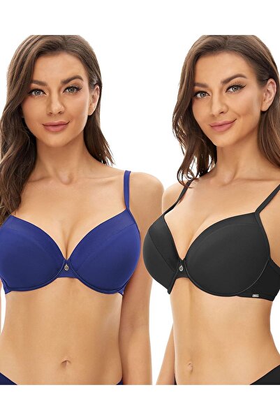 OEM SHEKINI Sutien Push-up cu Bretele Set 2 Bucăți Mărimea 38