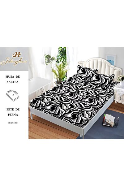 naniland.ro Husă de Pat Finet 2 Persoane 3 Piese cu Elastic 180x200 cm, Model...