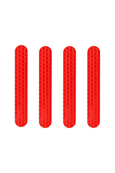 choice2 Red Front Rear Wheel Cover Eflective Sticker for Ninebot Max G30 Elec...