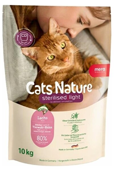 Mera Cats Nature Kısırlaştırılmış Somonlu Yetişkin Kedi Maması 10 kg