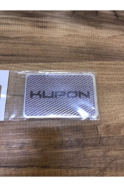 Dekor krom kupon kalın sticker