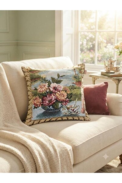 Believe COLȚUL NOSTALGIEI TAPISERIE DECORATIVĂ ȚESUTĂ JACQUARD 40*40