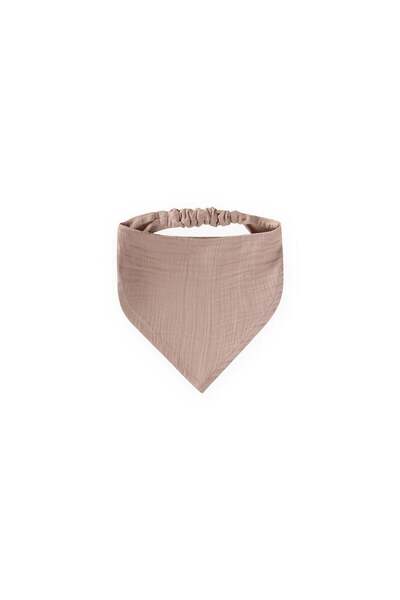 Cigit Muslin Elastic Hair Bandana Mink
