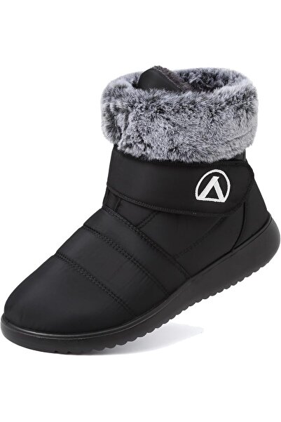 Velcro Cizme de iarna dama, tip fas, impermeabile si imblanite, 40