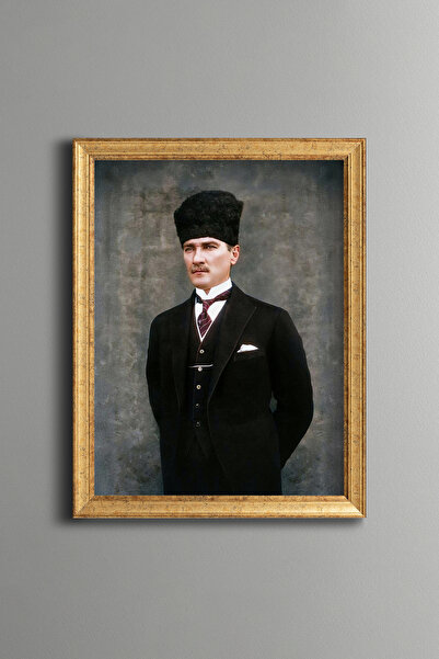 epiqart Ataturk - Vintage Patterned Painting - Fine Model