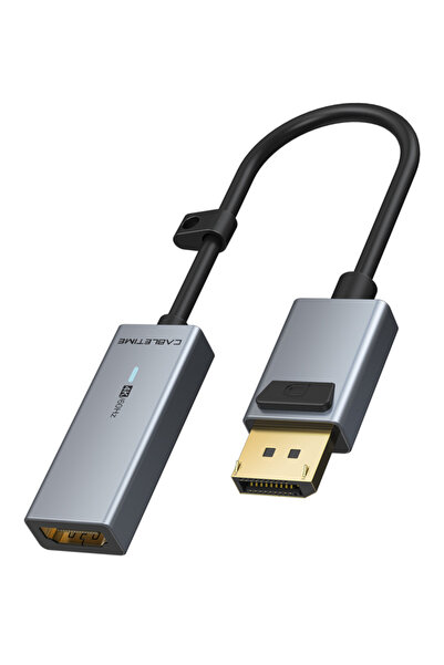 Cabletime αντάπτορας DisplayPort σε HDMI CT-AV589-P02G4K60, 4K/60Hz, γκρι