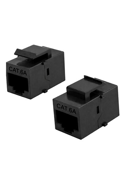 POWERTECH Keystone module RJ45 CAB-N463, CAT 6A UTP, μαύρο