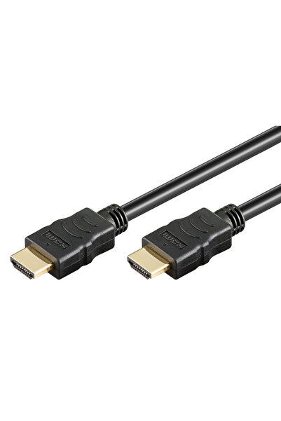 goobay καλώδιο HDMI 80101 με Ethernet, soft, 4K/60Hz, 18 Gbps, 1m, μαύρο