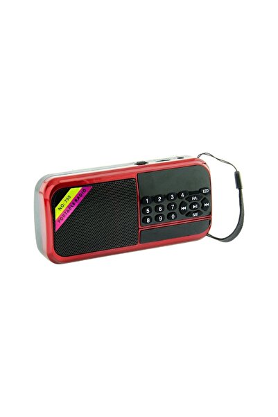 Tradesor Επαναφορτιζόμενο ραδιόφωνο - PR-798BT - 241328 - Red