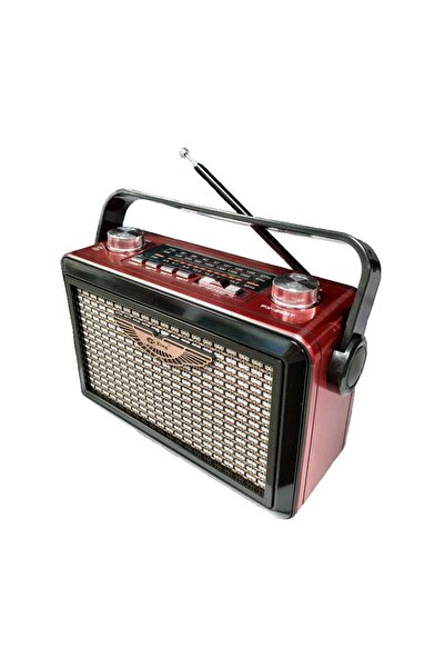Tradesor Επαναφορτιζόμενο ραδιόφωνο Retro - PX-85BT - 700857 - Red