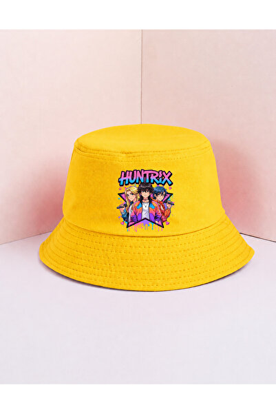 lovver Huntrix Designed Premium Printed 100% Cotton Bucket Hat