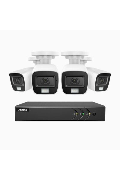 Annke Sistem performant de supraveghere video DW81KN+CR1CV*4, DVR 8 canale Hi...