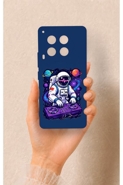Vip Case Tecno Camon 30 Compatible Astronaut Dj Patterned Silicone Case