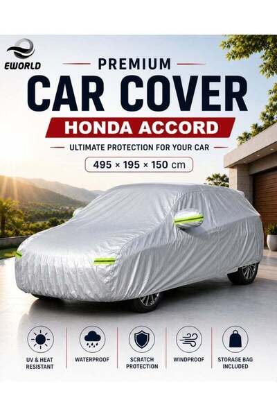 zeetwo Waterproof UV Resistant Full Car Cover for Honda Accord - All Weather ...