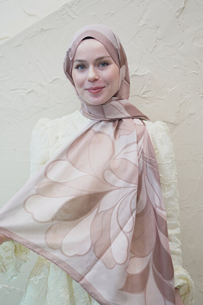 efdal şal eşarp Șal moale din voal cu model floral abstract