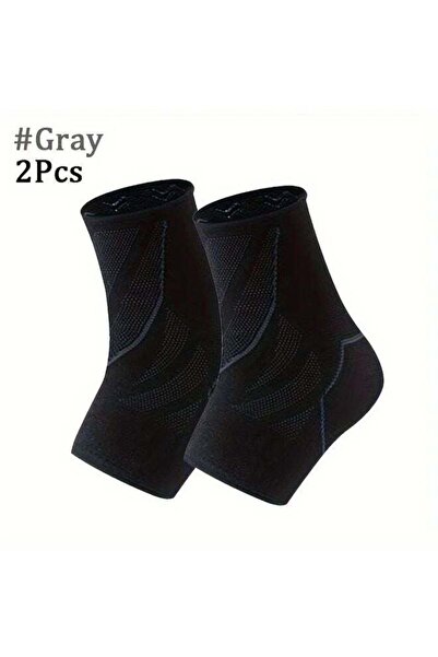 NOVAMED CHARCOAL COMPRESSION ANKLE XL