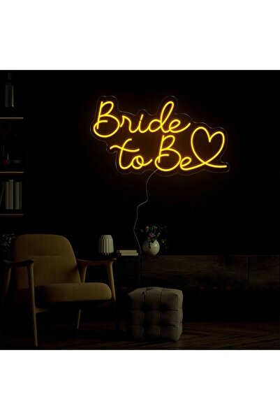 NEON TABELACIM Bride to Be Yazılı Neon Tabela