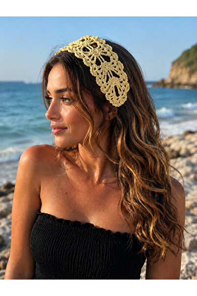 İLKCET MODA Vintage Hair Accessory Hair Band