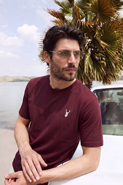GENIUS STORE Men's T-Shirt 100% Cotton Single Jersey Crew Neck Comfortable Fi...